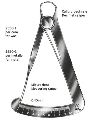 calibro decimale 1 